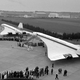 A pair of French Concordes at Toulouse-Blagnac airport on May 7, 1971 during a ceremony for the arrival of French Prime Minister Georges Pompidou (André Cros)